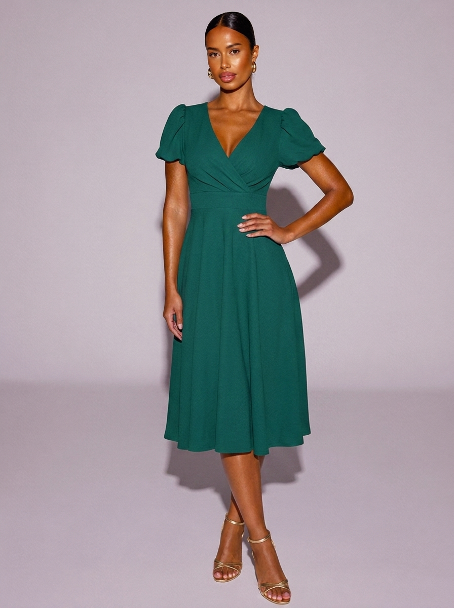 Monaco Layered Tube Dress in White