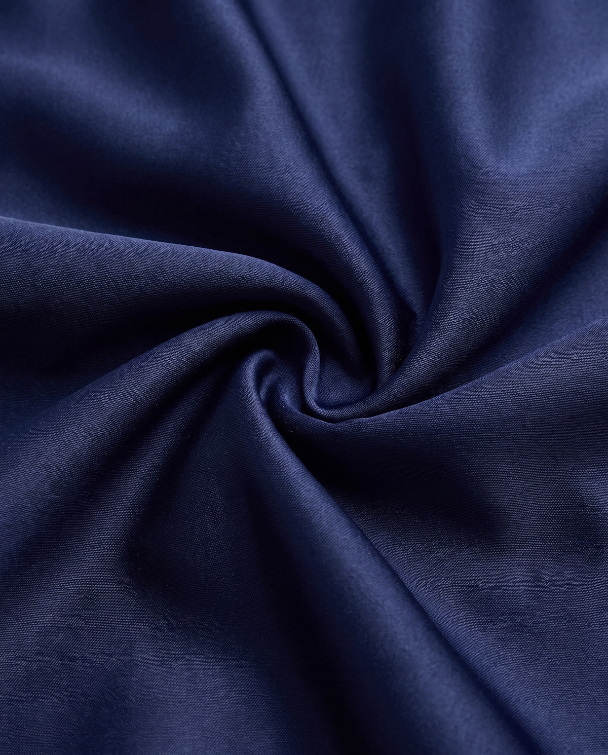Los Angeles Ruched Slit Cami Dress in Navy Blue